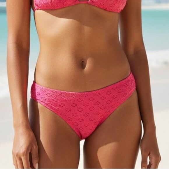 La Blanca Coral Crochet Bikini Bottoms – Size 6 (NWOT) - Picture 1 of 6